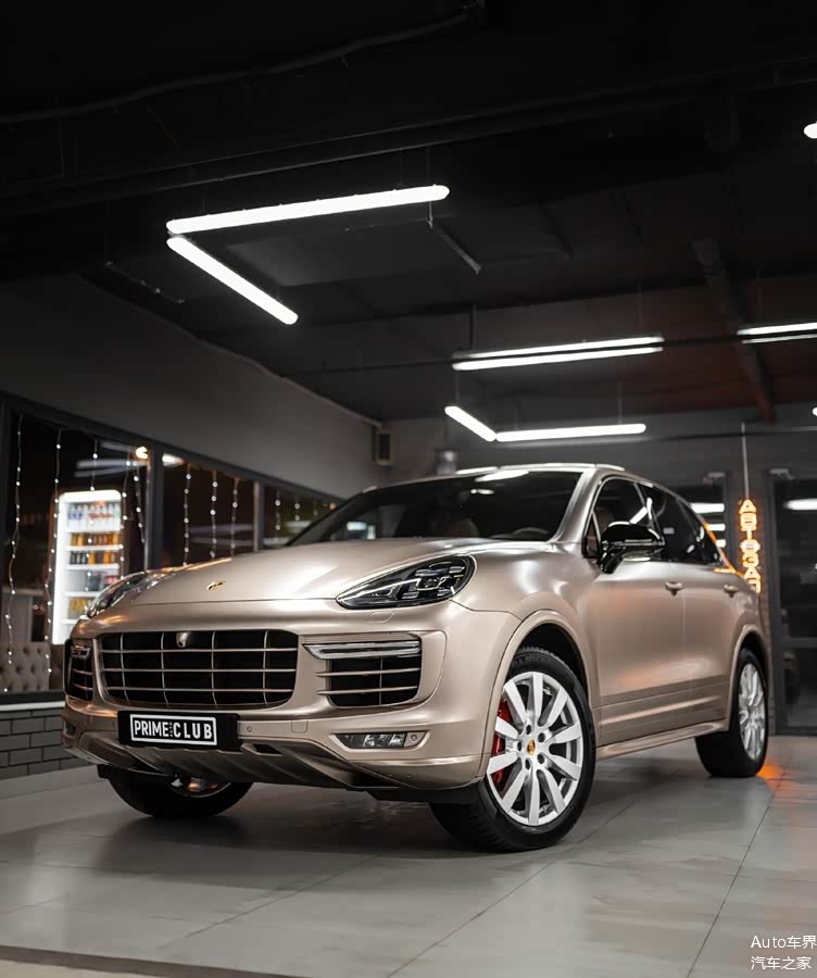 哑光香槟金 配色十分贵气 保时捷卡宴实车_车家号_发现车生活_汽车之