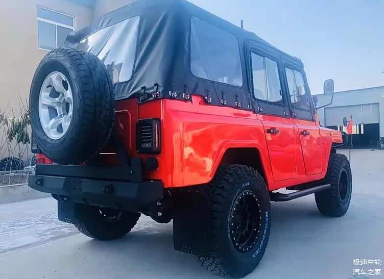 2022款北汽bj212致敬版曝光,牧马人前脸 奔驰g侧身,个性十足