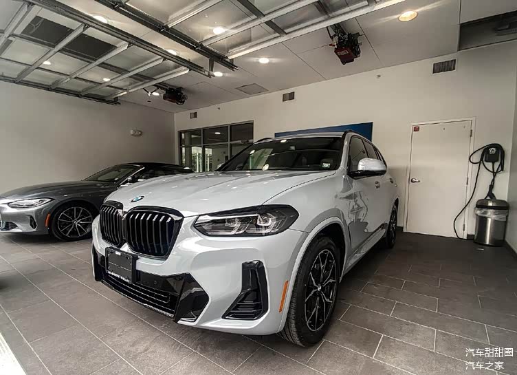 简洁的造型很有运动范中期改款宝马x3实车