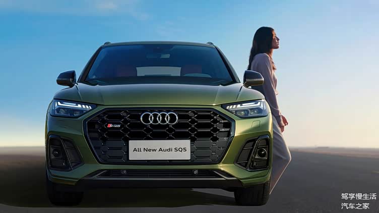 新款奥迪sq5亮相粤港澳大湾区车展,售价63.28万,5.3秒破百