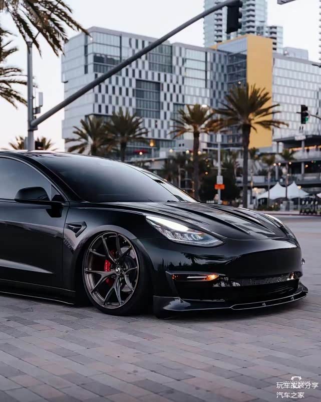 可性能可耍帅特斯拉model3外观改装