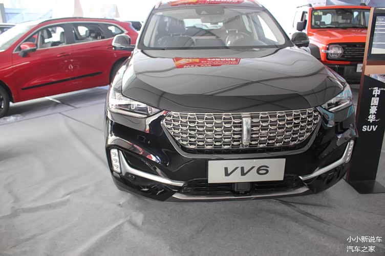 2021款长城wey vv6现身,四出排气"唬人",配2.0t,直降1.5万!