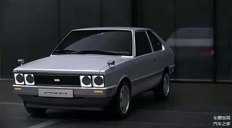 汽车行业悄然而起的复古风现代ponyev