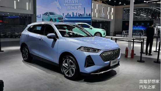 淡蓝色涂装 外观时尚动感 长城魏牌汽车玛奇朵正式亮相于天津车展_车