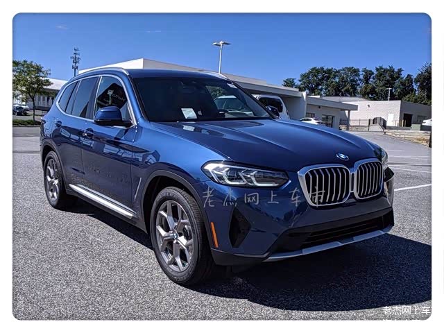 海外版全新宝马x3蓝色车漆涂装非常吸睛