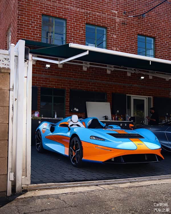 gulf标示性的蓝色涂装|迈凯伦elva_车家号_发现车生活_汽车之家