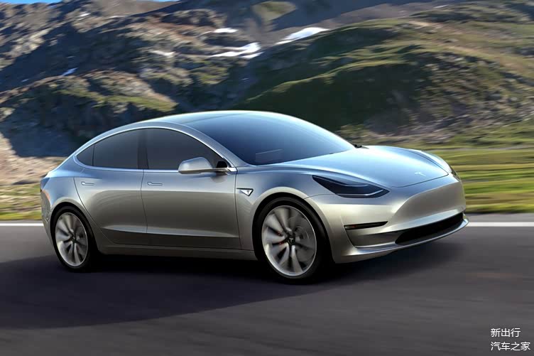 特斯拉 model 3 前脸