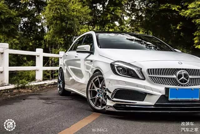 广西车友丨兼顾街道和赛道的操控利器奔驰a200改装案例