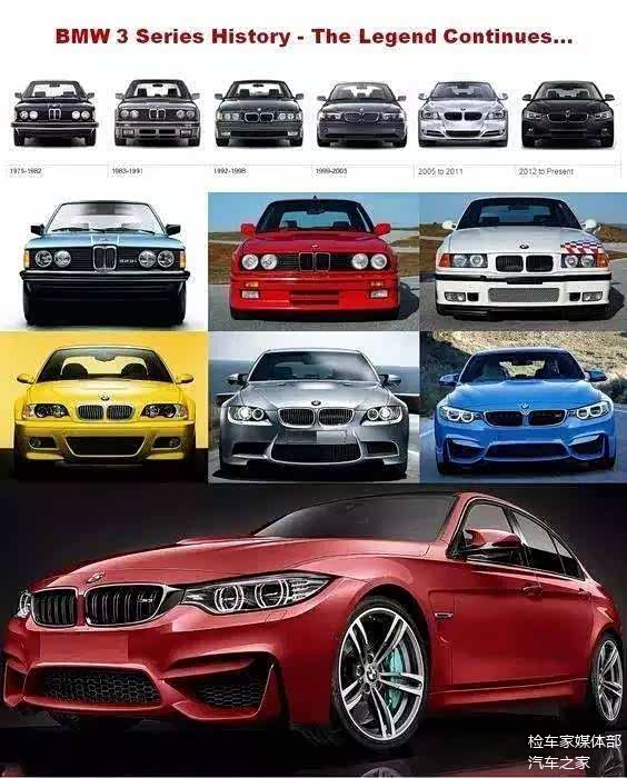 宝马3系进化史这鼻孔是越来越大啊