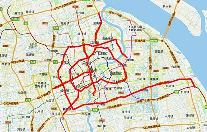 上海今天的高架道路限行吗