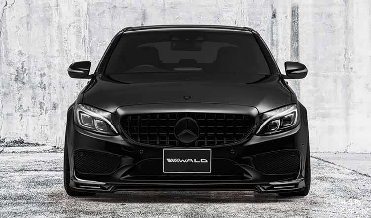 神秘黑武士奔驰cclass改装案例