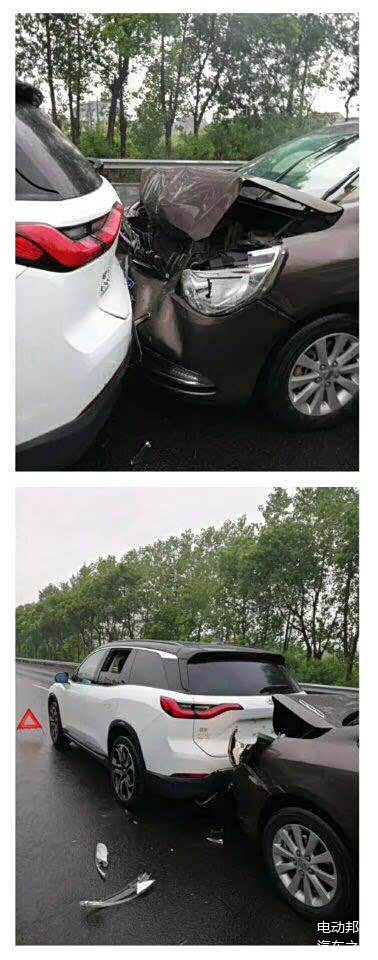 别克gl8追尾蔚来es_车家号_发现车生活_汽车之家