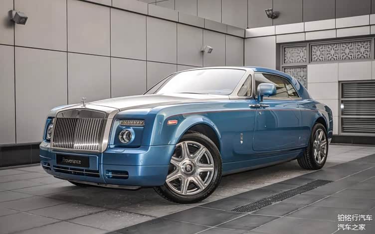 劳斯莱斯幻影coupe独一无二海军上将蓝涂装