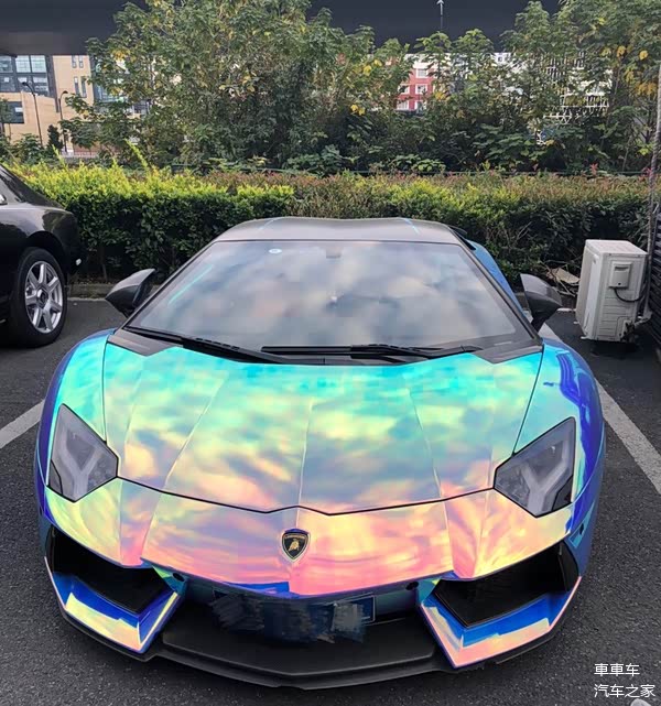 电镀大牛在一群大劳中格外耀眼兰博基尼