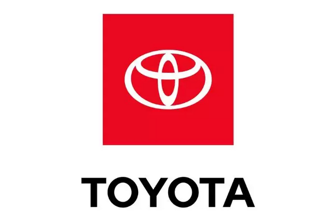 更加简洁并融入了红色背景丰田发布全新品牌logo