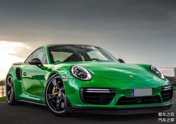 罕见祖母绿颜色的保时捷跑车,外观霸气十足_车家号_发现车生活_汽车之